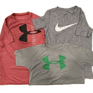 Under Armour / Nike Boys T shirt bundle